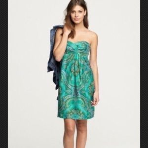 J.CREW -  Casbah Silk Paisley Dress